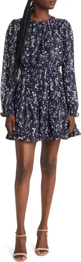 Lulus Too Cute Floral Print Long Sleeve Minidress | Nordstrom | Nordstrom