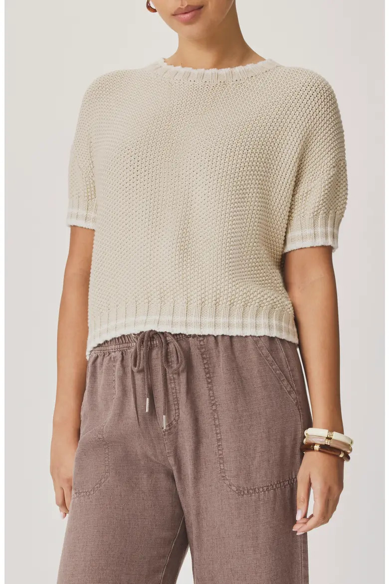 Ann Marie Short Sleeve Cotton Sweater (Women) | Nordstrom | Nordstrom
