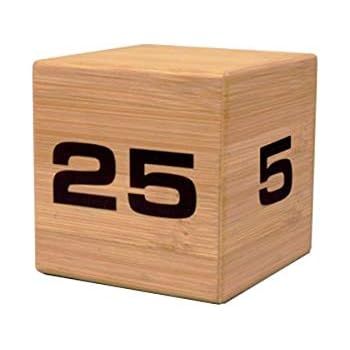 TimeCube Timer Natural Bamboo Wood, 5,10, 20 and 25 Minutes | Amazon (US)