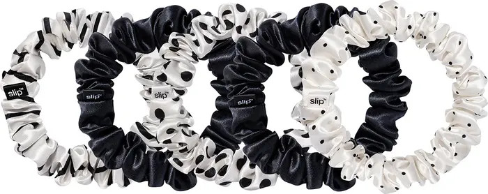 5-Pack Midi Silk Scrunchies | Nordstrom Rack