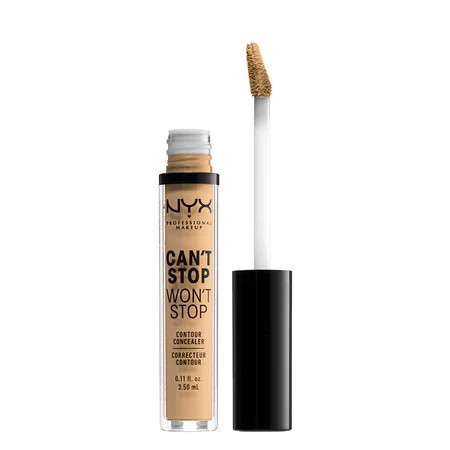 NYX Professional Makeup Can't Stop Won't Stop Full Coverage Concealer, 24Hr Matte Finish, True Beige, 0.11 fl oz | Walmart (US)