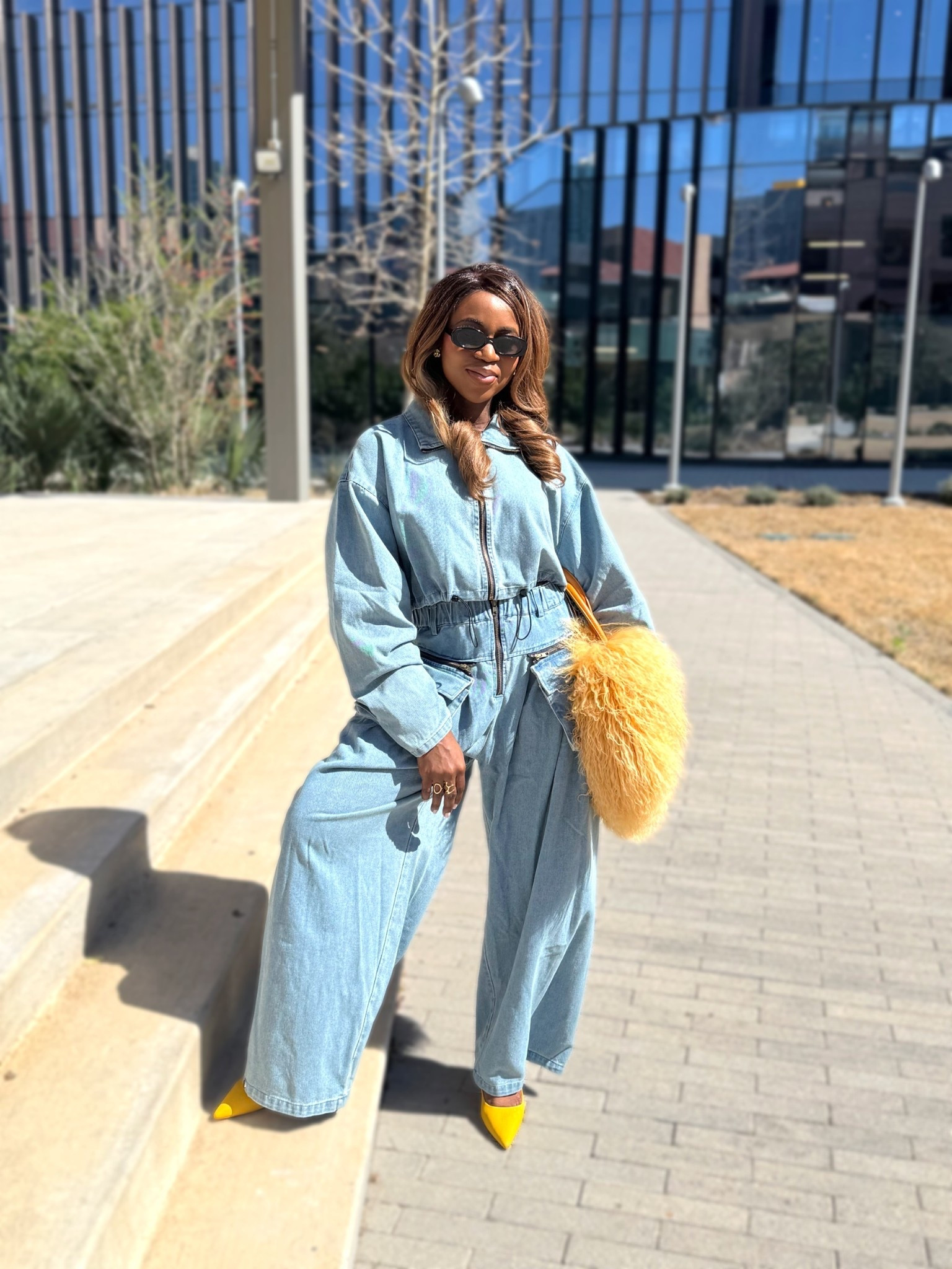 Denim never has to be basic. Add a pop of color and let the fit speak. 💛


#DenimOnDenim #DenimStyle #StreetStyleFashion #OutfitOfTheDay #FashionInspo 

denim outfit ideas, denim co-ord set, how to style denim, street style fashion, pop of color outfit, yellow accessories outfit, city girl style, spring street style, elevated casual look, Black girl fashion

#LTKU #LTKMidsize #LTKootd