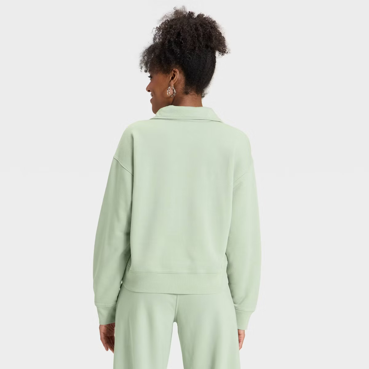 Women's Button-Front Pullover Sweatshirt - Universal Thread™ | Target
