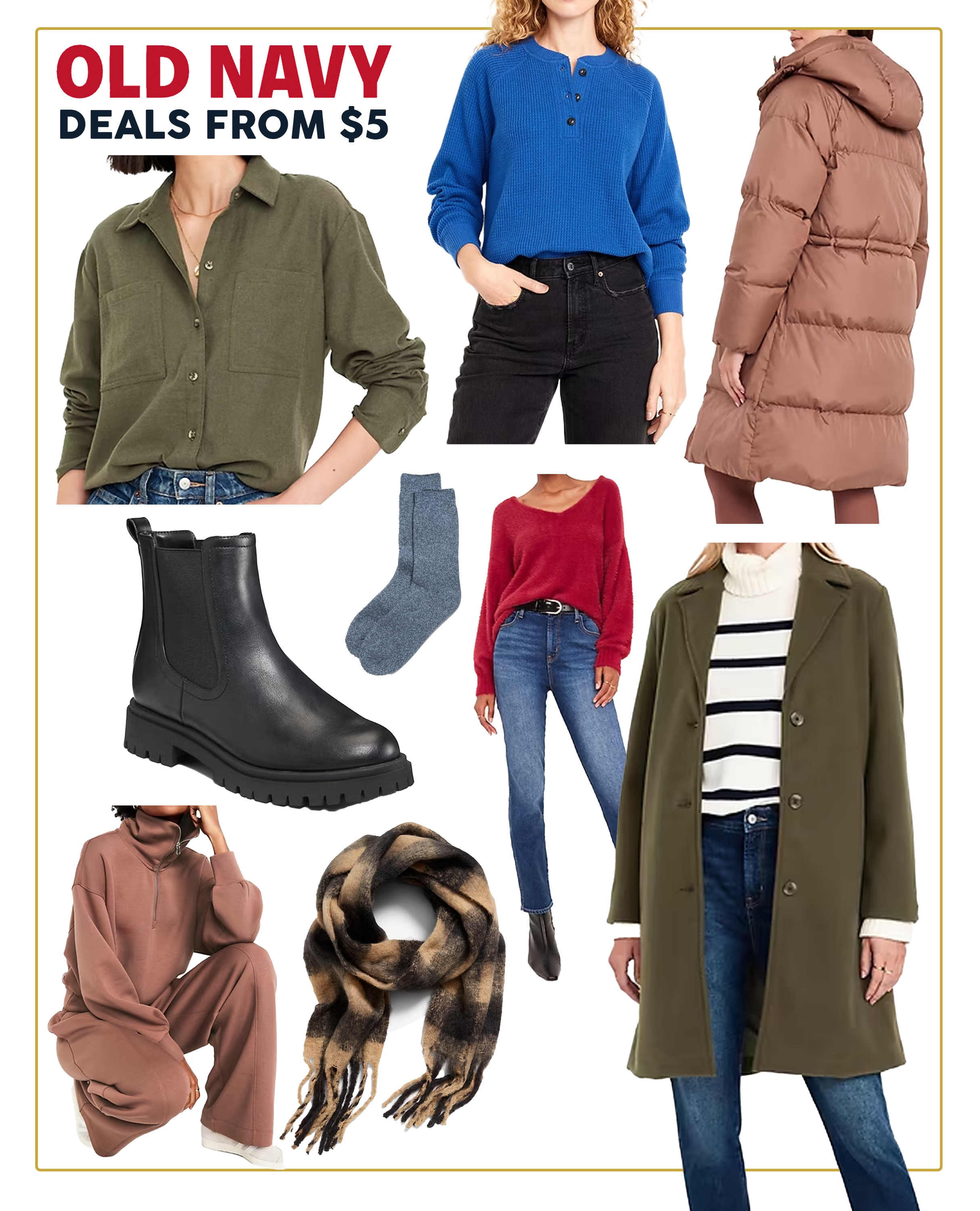 My Old Navy Black Friday sale favorites - so many great jackets, sweaters, scarves, boots, tops, and accessories that won’t break the bank. 

#LTKFindsUnder50 #LTKCyberWeek #LTKGiftGuide
