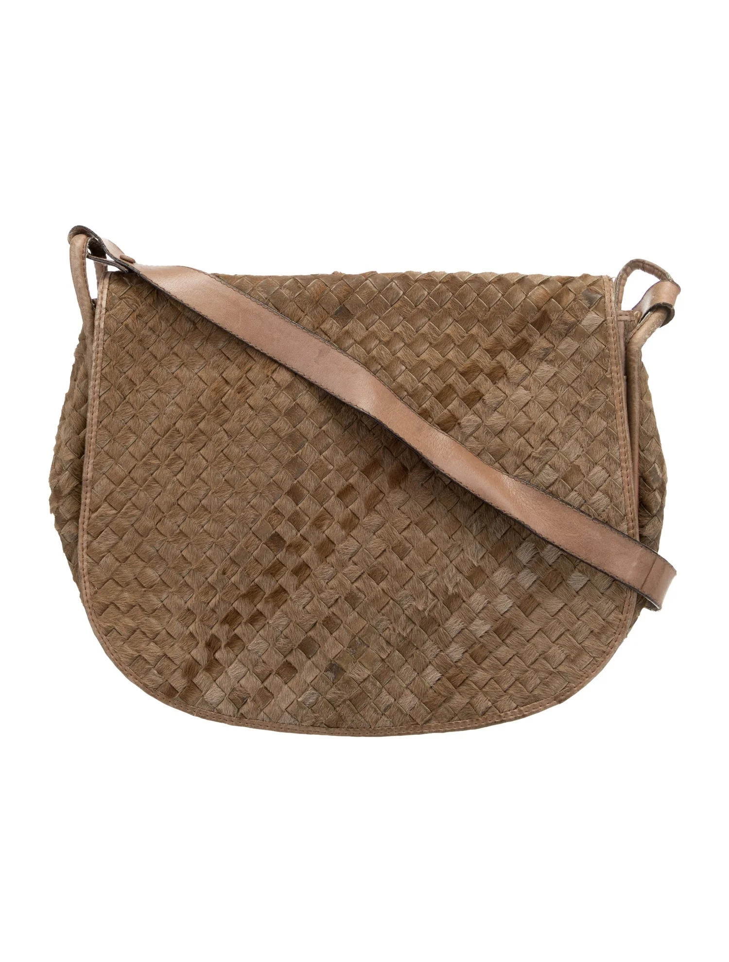 Intrecciato Ponyhair Shoulder Bag | The RealReal