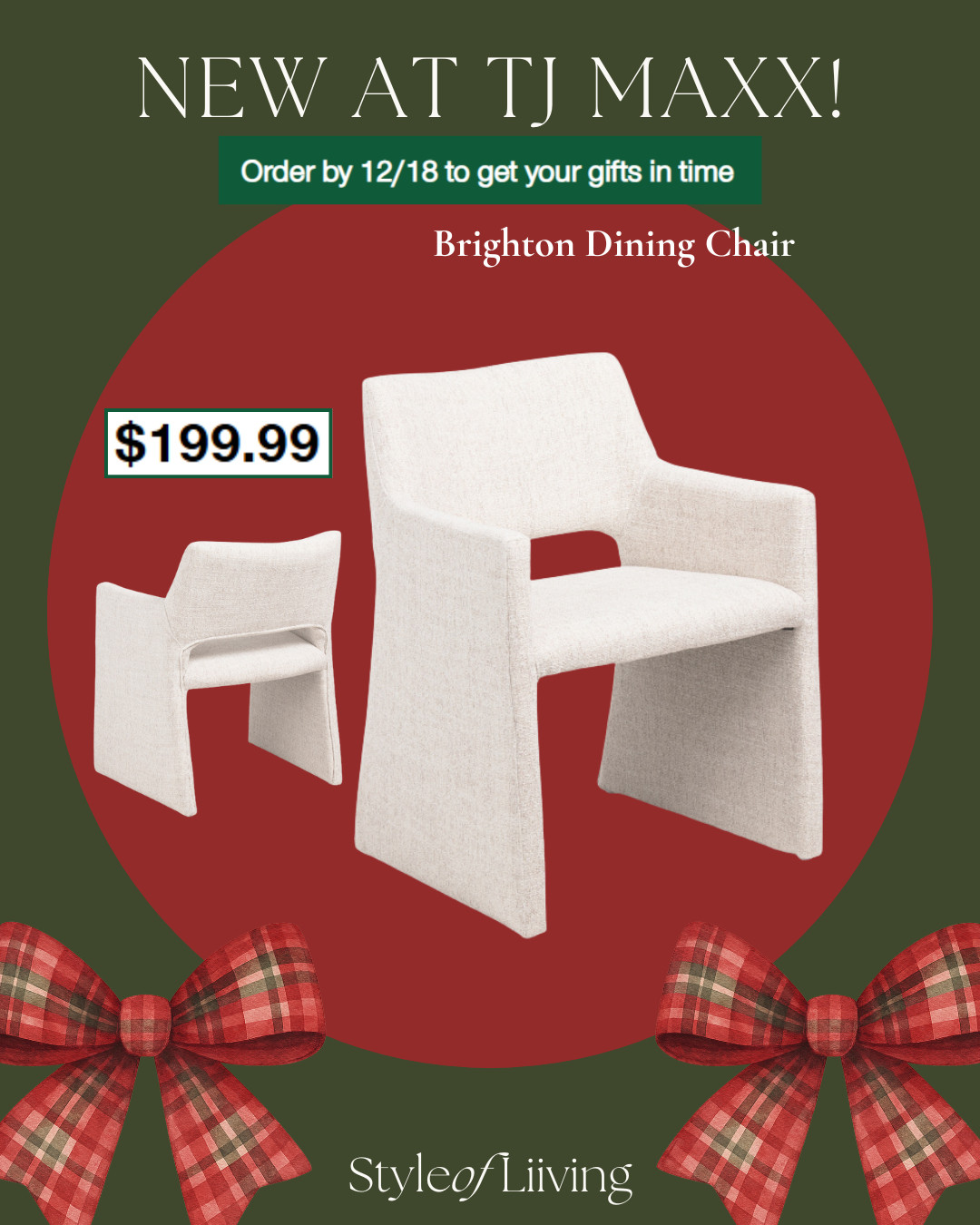 Brighton dining chair from TJ Maxx!
#tjmaxx #diningchair #diningroomchair #furniture 

 #LTKSeasonal #LTKHome #LTKSaleAlert