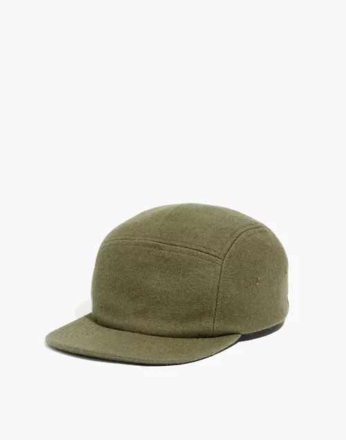 Wool Five-Panel Baseball Cap | Madewell