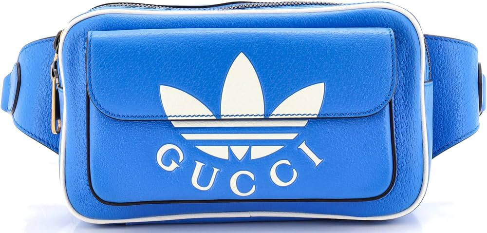 Amazon.com: Gucci, Pre-Loved x adidas Zip Belt Bag, Blue : Amazon Luxury | Amazon (US)