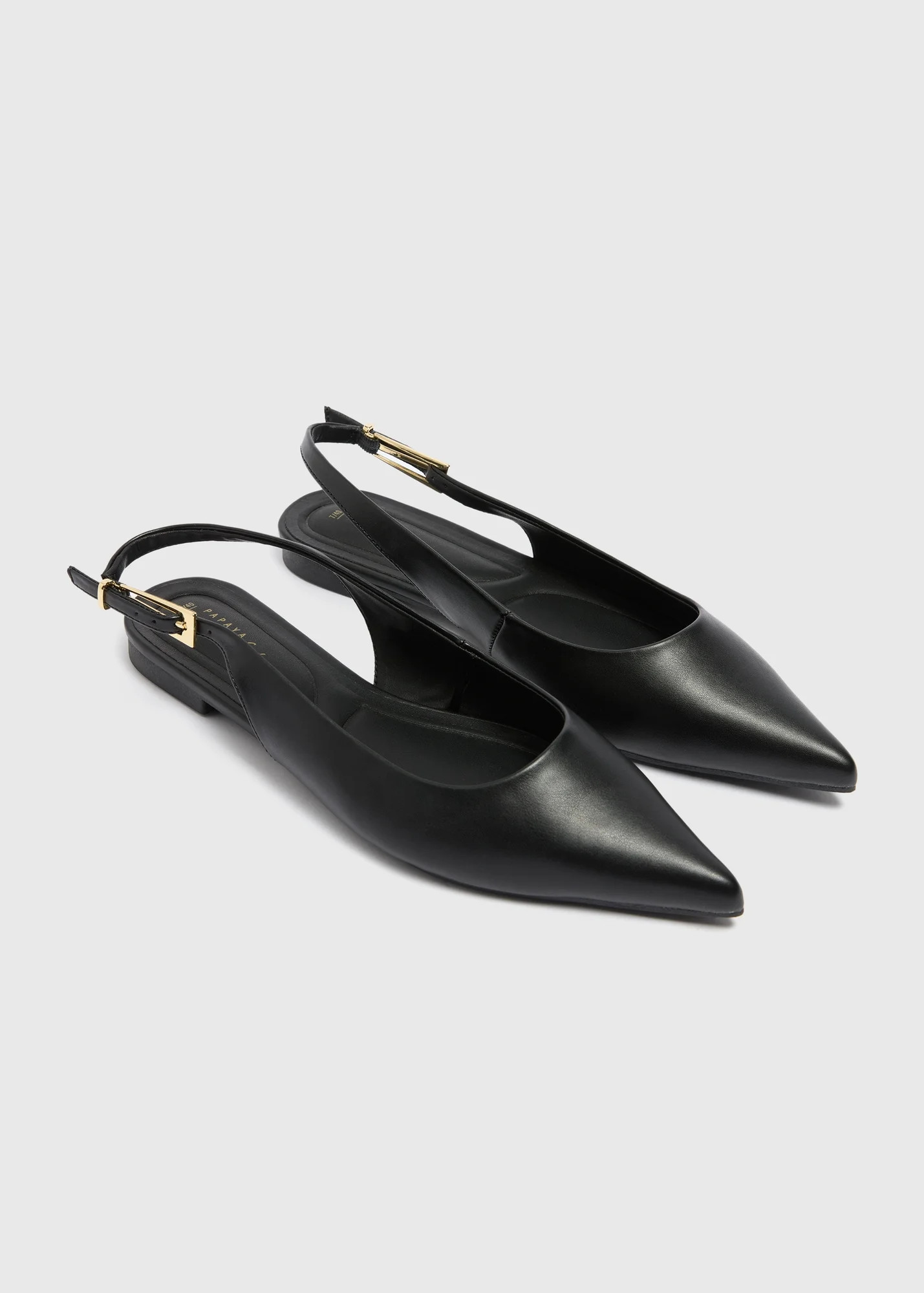 Black Pointed Slingback Ballet Flats - Size 3 | Matalan UK | Matalan (UK)
