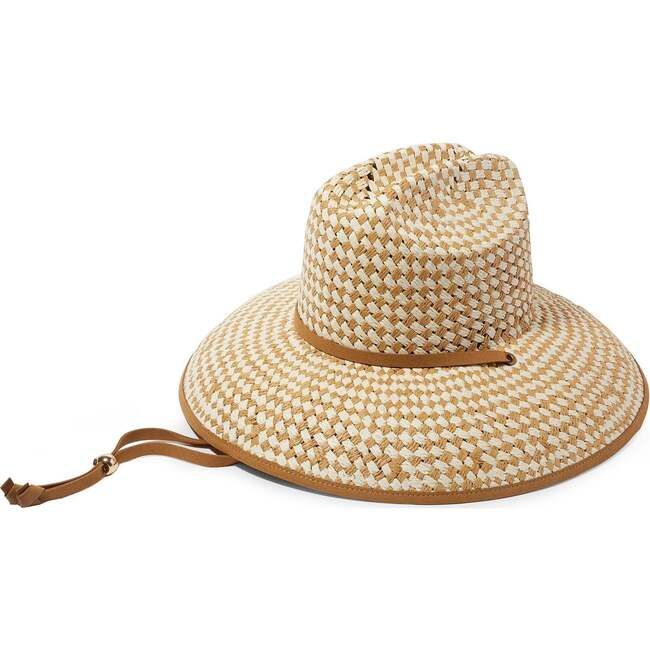 Women's Straw Checkered Hat | Maisonette