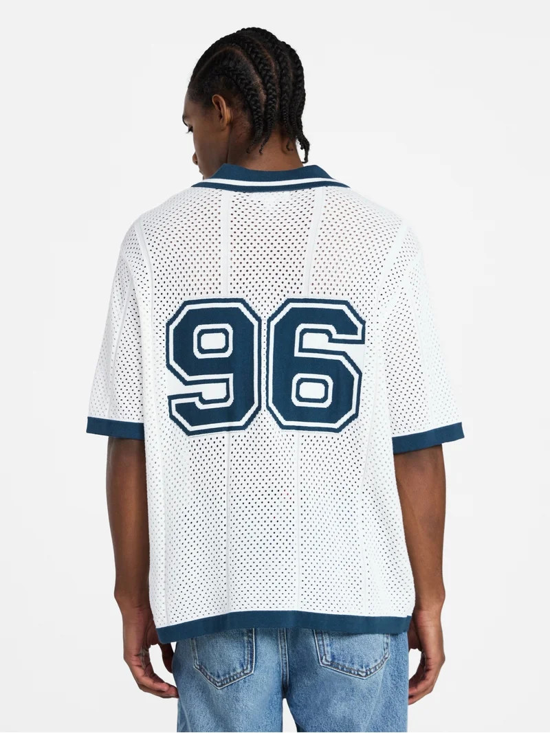 No Boundaries Sweater Soccer Jersey Inspired with Short Sleeves, Men's XS-3XL | Walmart (US)