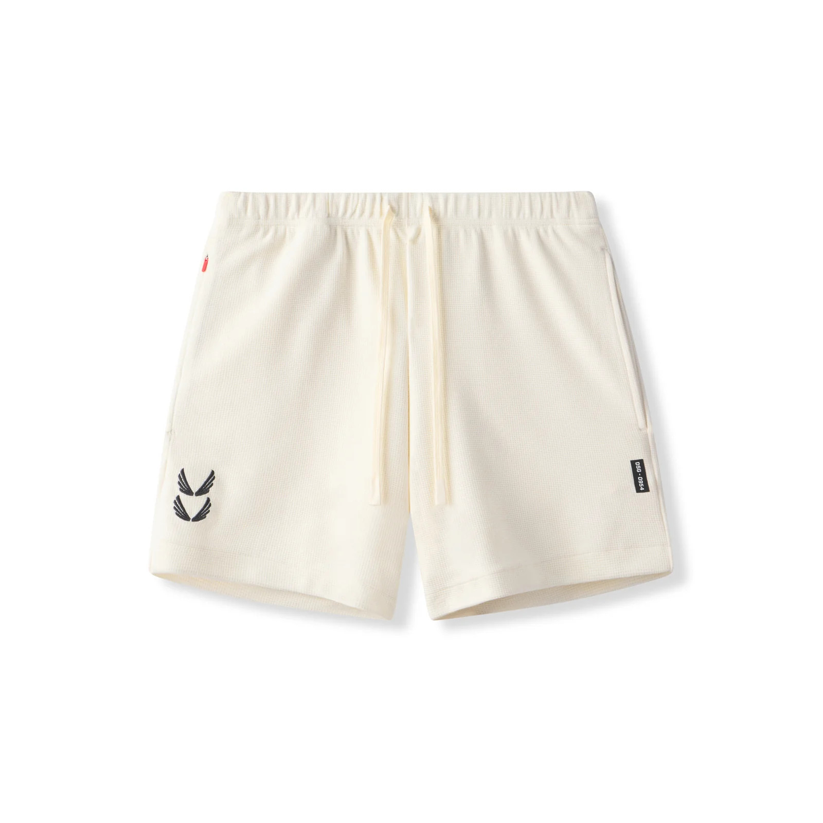 0954. Waffle Knit Sweat Short - Cream | ASRV