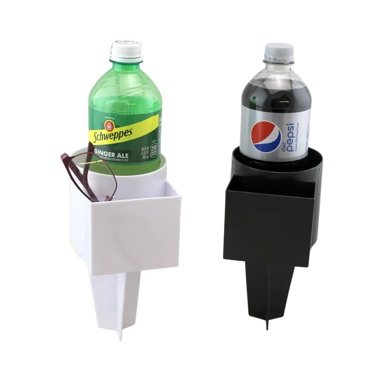 Set of 2 Sand Beach Cup Holder with Pocket - Multifunctional Spike Design for Beverage Phone Sung... | Walmart (US)