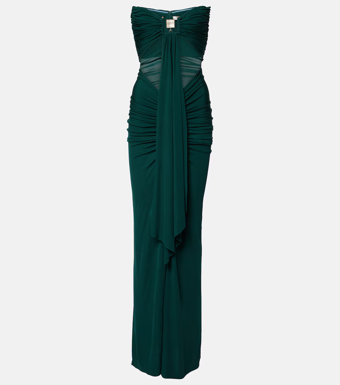 Bezel Quartz cutout strapless jersey gown | Mytheresa (US/CA)