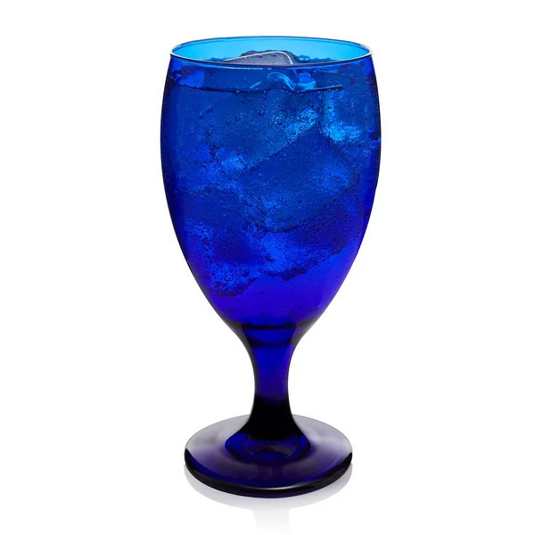 Libbey Premiere Cobalt Iced Tea Goblet Beverage Glasses, 16.25-ounce, Set of 12 - Set of 12 - Bed... | Bed Bath & Beyond