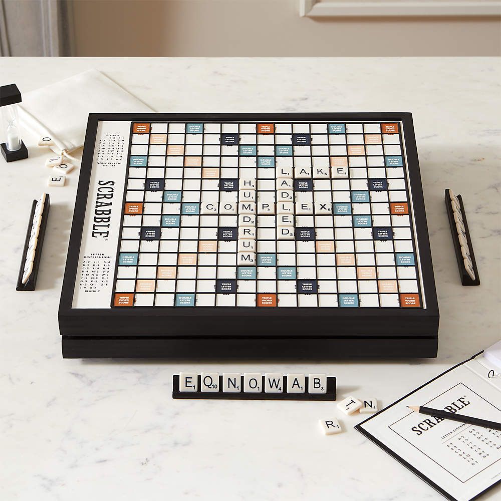 Scrabble Deluxe Edition + Reviews | CB2 | CB2