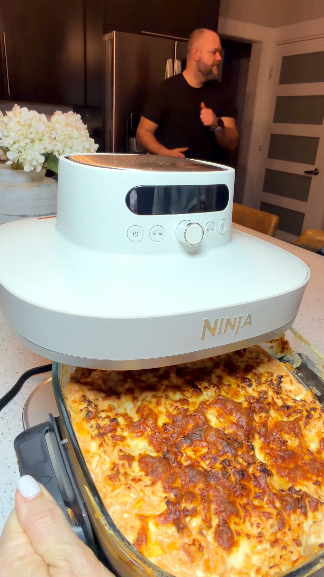 Okay I finally did it… I got on the air fryer train and the ninja crispi does not disappoint!

No PFAS, no “mystery coating,” no forever chemicals—just clean, simple materials (hello glass 🙌).

Made my protein-packed buffalo chicken dip in here and let me tell you—
teenager approved ✔️
grown-adult-who-will-eat-it-straight-from-the-dish approved ✔️😂

If you want the links for the air fryer + the chicken shredder, just comment “SHOP” and I’ll send them your way

#LTKcanada #LTKhome #LTKfitness