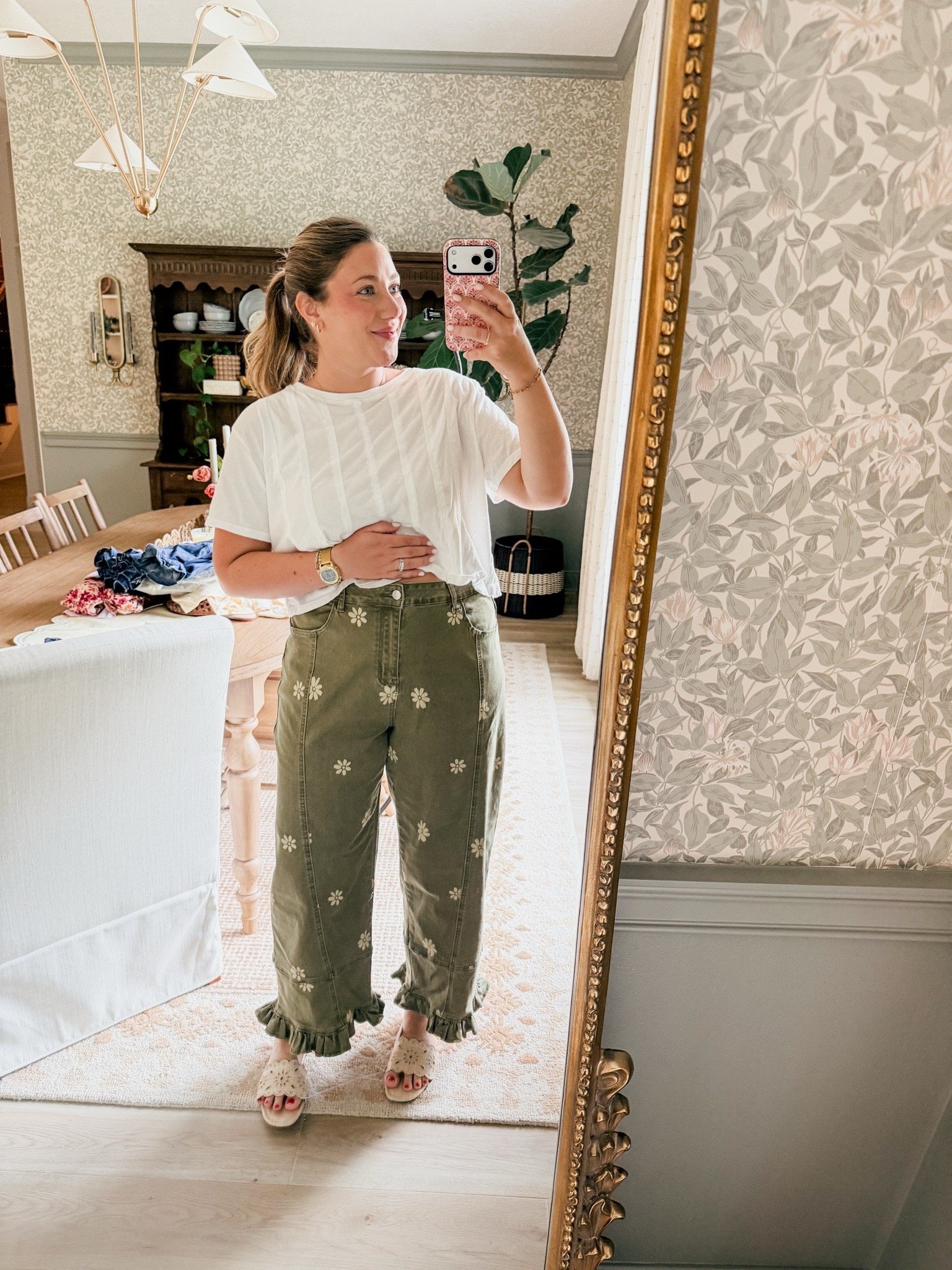 Green is cute too! Pants run on the larger side 

THEBLOOMINGNEST target Amazon Walmart

#LTKootd #LTKMidsize #LTKSeasonal