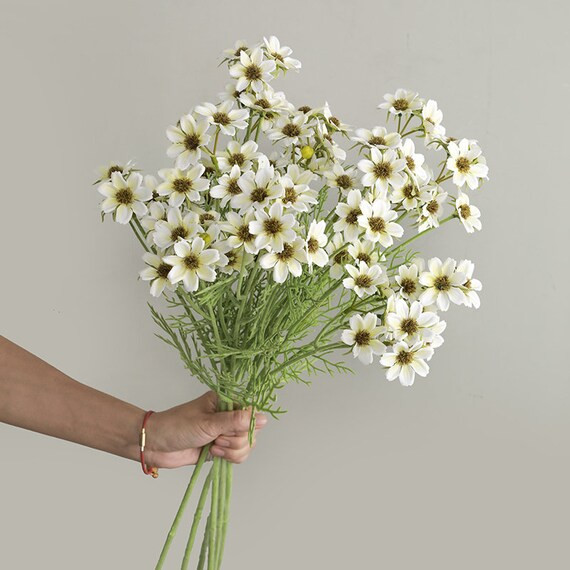 Chrysanthemum Stem | Artificial Flower | Wedding/Home Decoration | Gifts - White | Etsy (US)