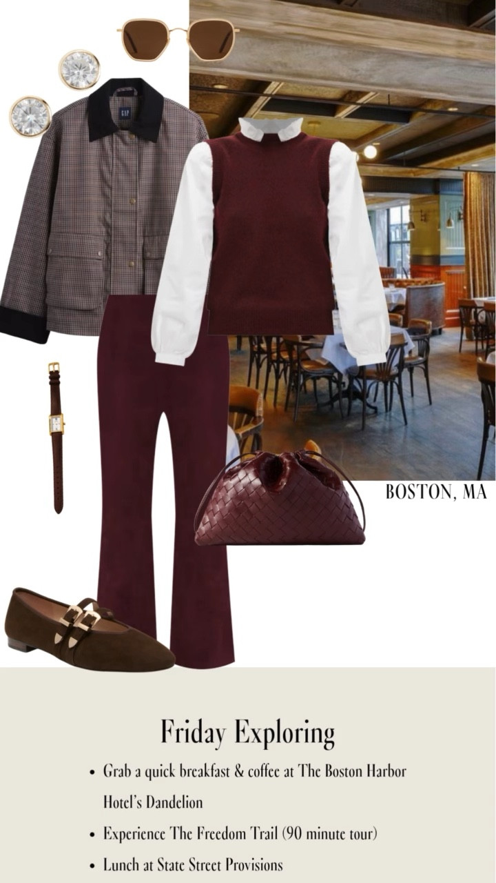 Fall in Boston is truly one of the most stylish seasons, and there’s no better way to experience the city’s timeless charm than in effortless, chic outfits paired with unforgettable experiences. From cozy cashmere layers to sophisticated city strolls, this post offers 7 head-to-toe looks perfect for exploring Boston’s cobblestone streets in style.

Fall outfit, fall fashion, fall look

#LTKOver40 #LTKTravel #LTKStyleTip