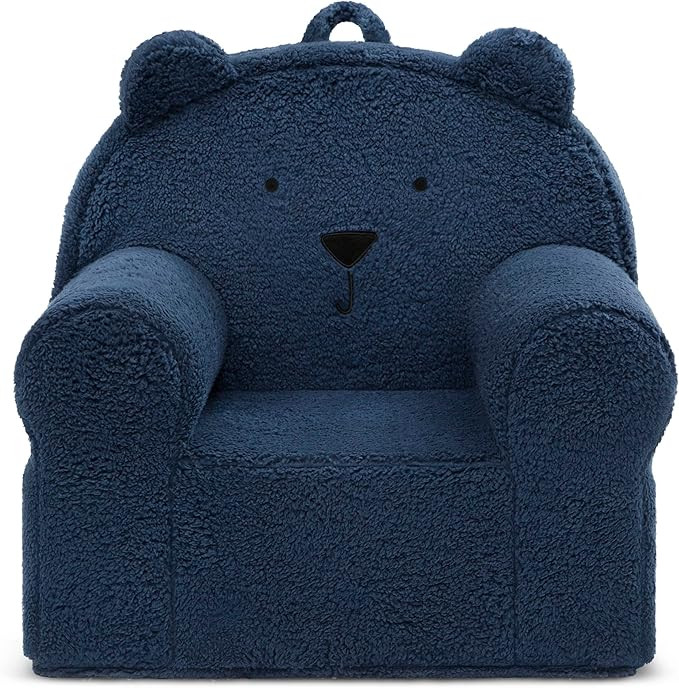 GAP babyGap Sherpa Bear Chair - Greenguard Gold Certified, Navy | Amazon (US)