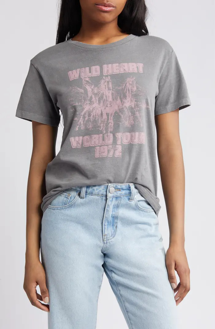 Wild Heart World Tour Cotton Graphic T-Shirt | Nordstrom