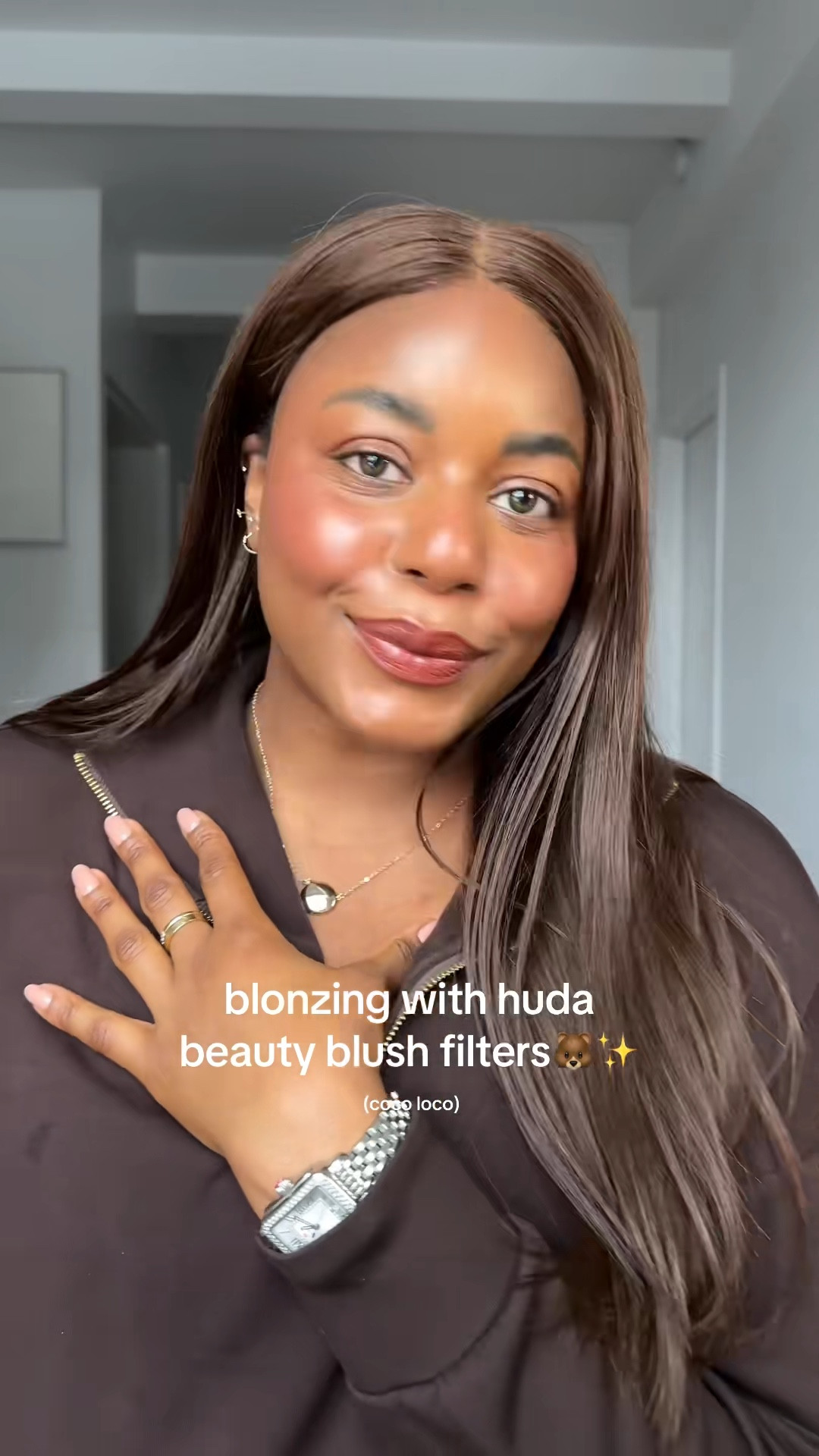 If you’re not blonzing, what are you doing! This is my favorite makeup tip for glowing, healthy, and sculpted skin! Testing out the Huda beauty liquid blush in coco loco and I’m obsessed! The perfect brown mauve blush shade - linking this product from Sephora below … For more links to new years eve outfit, cozy sets, chilco maxi skirt, red light mask, cheirosa 67 perfume mist, valentines day decor, vacation outfits beach, bounce fleece funnel neck tunic, follow me on LTK! ✨


#LTKgrwm #LTKBeauty #LTKFindsUnder50