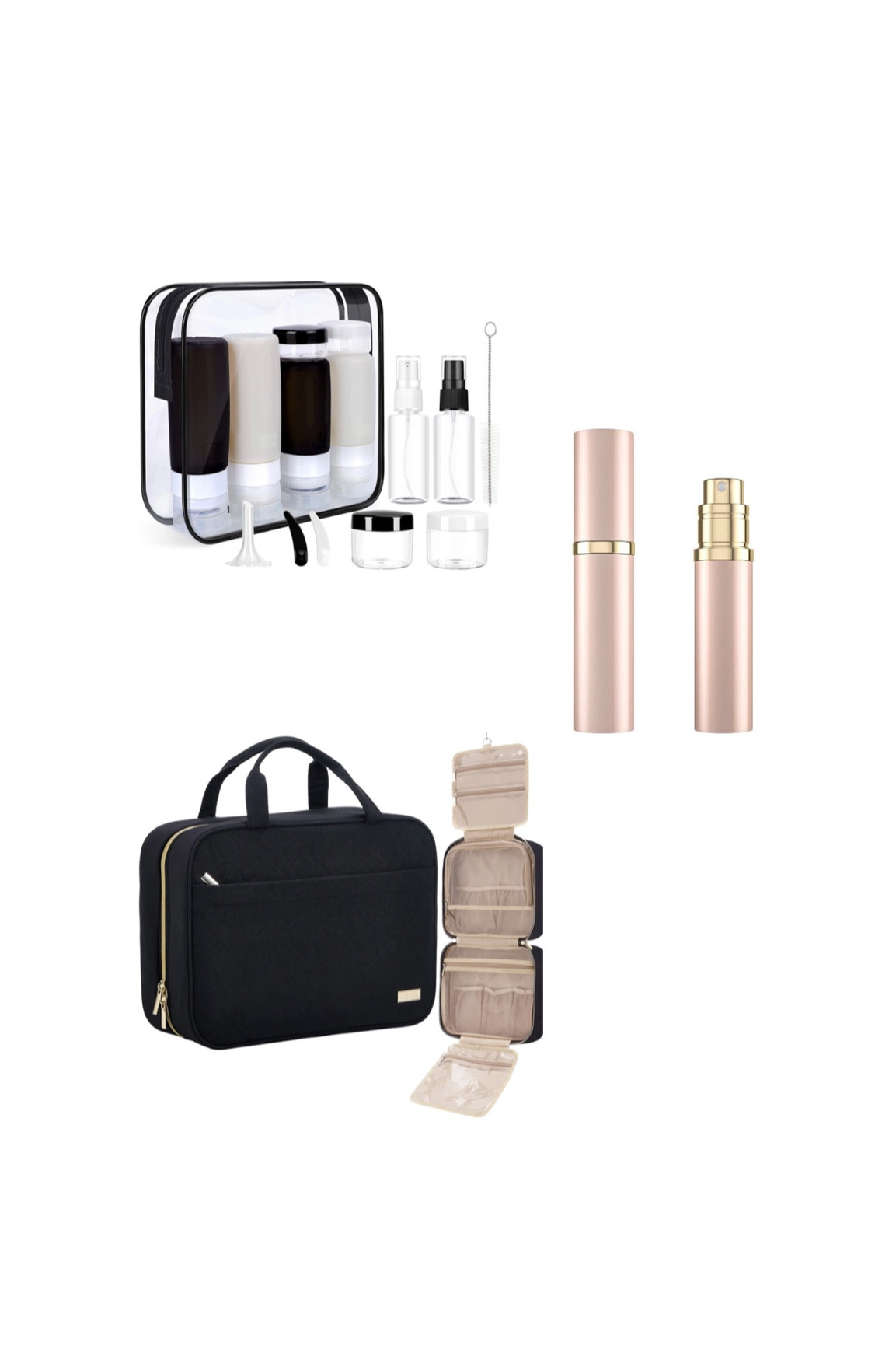Toiletry travel containers, travel perfume vile, & cosmetic case for your summer traveling!🫶🏼

#LTKSeasonal #LTKFind #LTKtravel