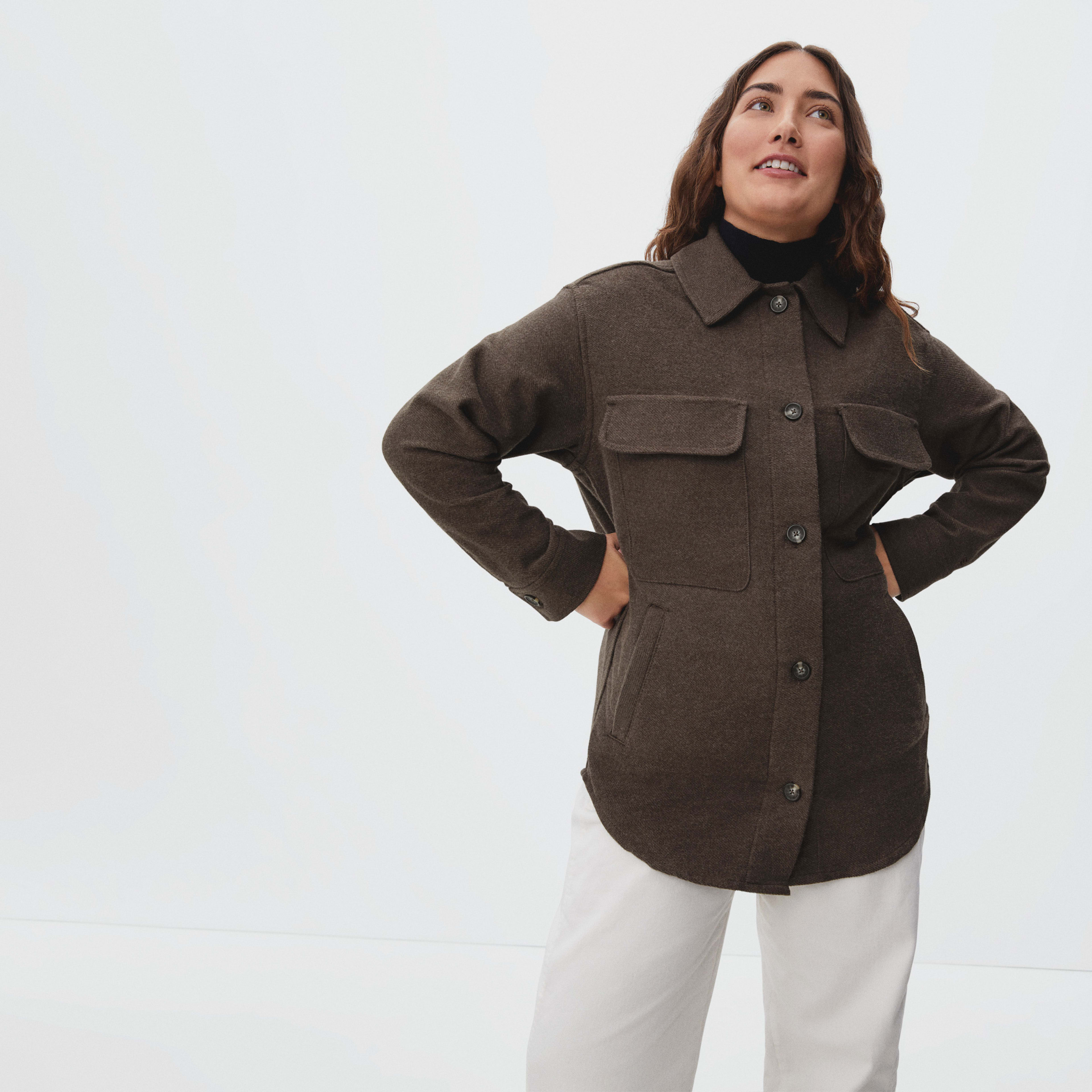 The Oversized Shirt Jacket | Everlane