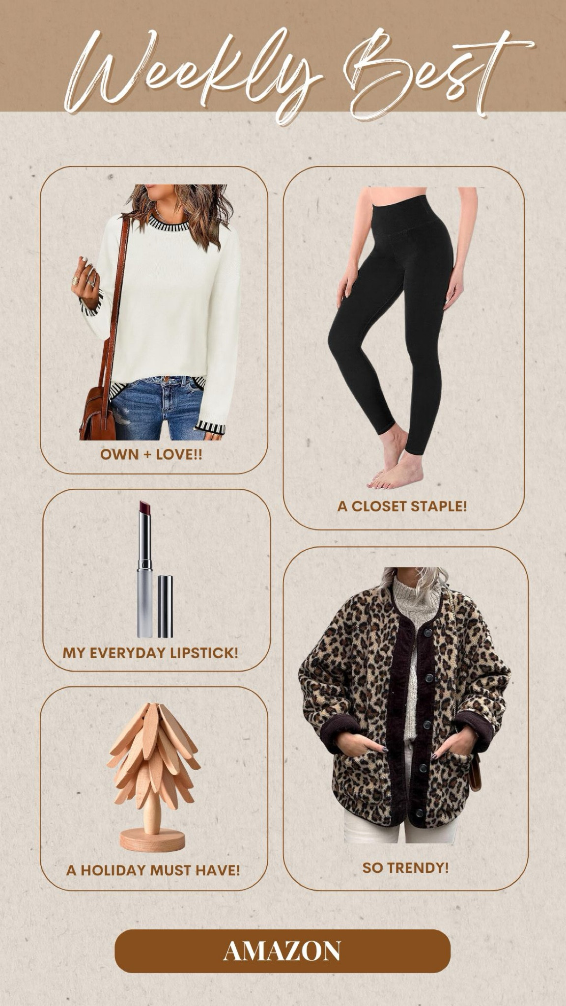 Amazon best selling items this past week! Fall outfits, sweater, holiday decor.

#LTKFindsUnder50 #LTKStyleTip #LTKBeauty