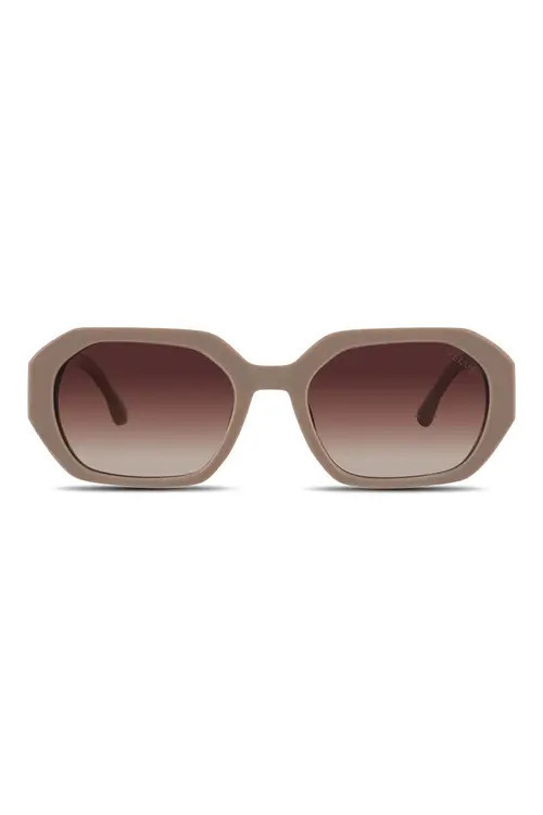 Velvet Eyewear Nina Sunglasses in Beige at Nordstrom | Nordstrom