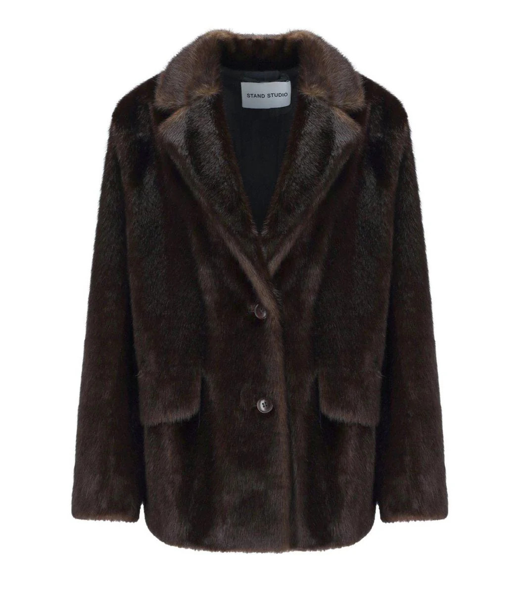 Giacca Evyn Brown Stand Studio | Baltini