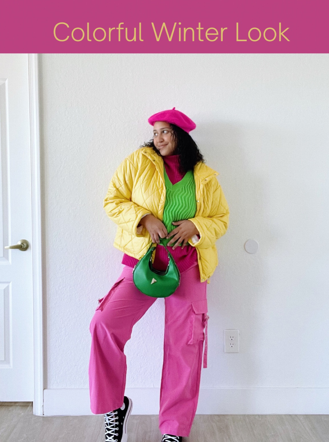 Colorful winter look casual 

#LTKSeasonal #LTKstyletip #LTKshoecrush