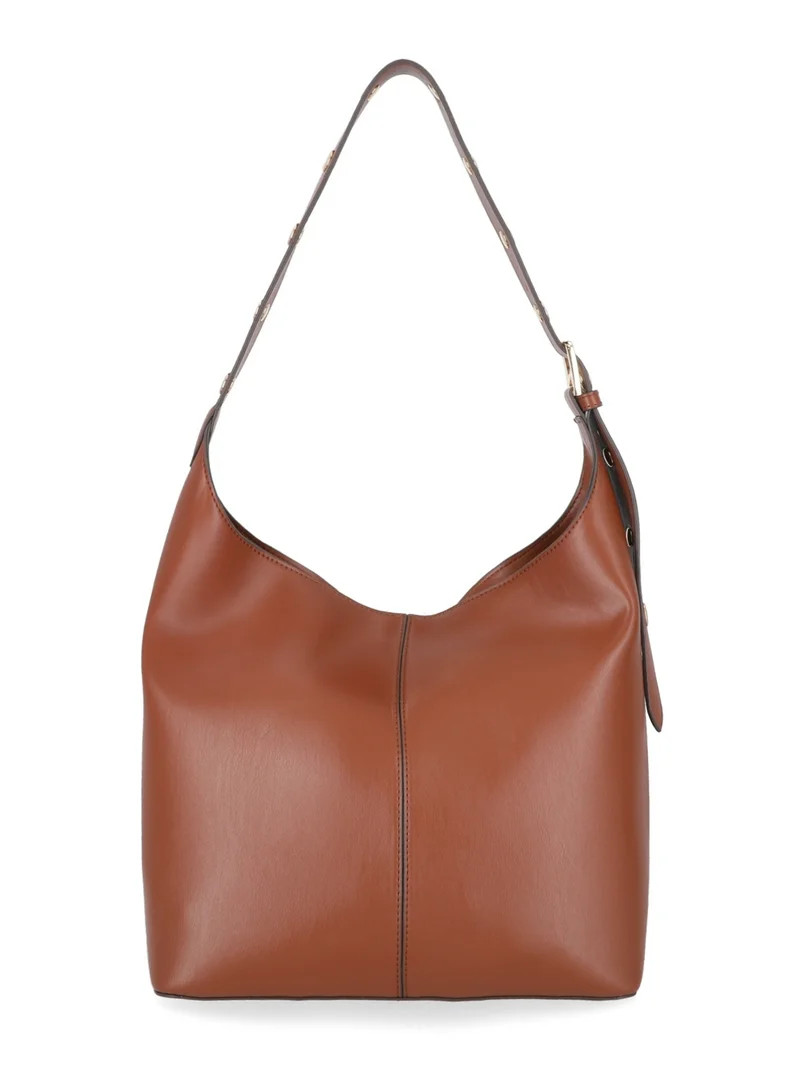 Time and Tru Women's Shively Bucket Handbag, Cognac | Walmart (US)