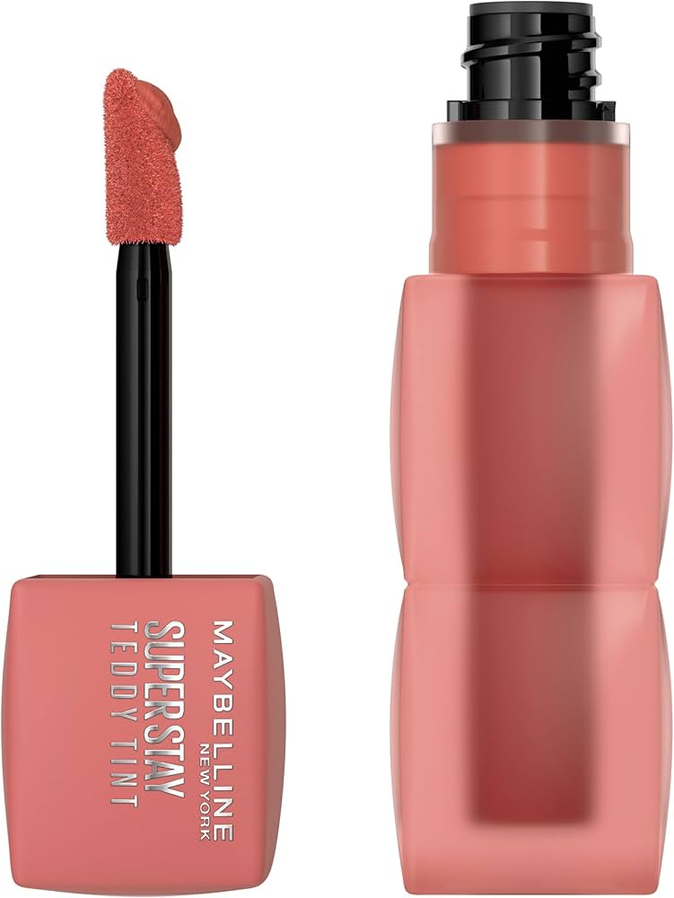 MAYBELLINE Super Stay Teddy Lip Tint, Long Lasting Matte Lipstick For Up To 12HR Wear, Skinnydip,... | Amazon (US)