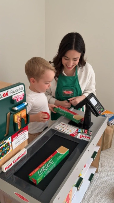 If you are looking for the ultimate indoor setup, this mini grocery store is it. Matteo’s reaction when he first saw it was everything. He spends so much time playing with the tiny carts and stocking his shelves that it has become a highlight of our mornings.

amazon finds, gift guide for kids, toddler toys, interactive play, indoor activities, playroom, play time, pretend play

#LTKKids