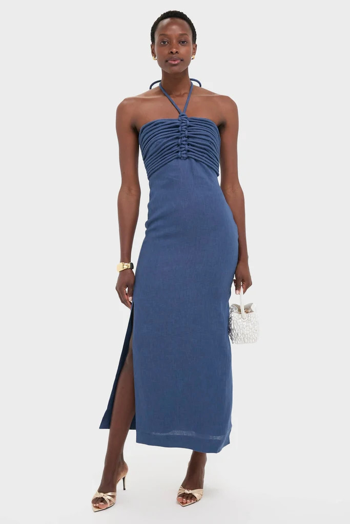 Indigo Mezcalitos Midi Dress | Tuckernuck (US)