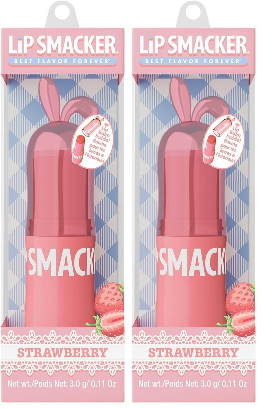 Lip Smacker Bunny Lip Balm, Moisturizing & Hydrating Lip Care, Fun & Collectible Easter Gift for ... | Amazon (US)