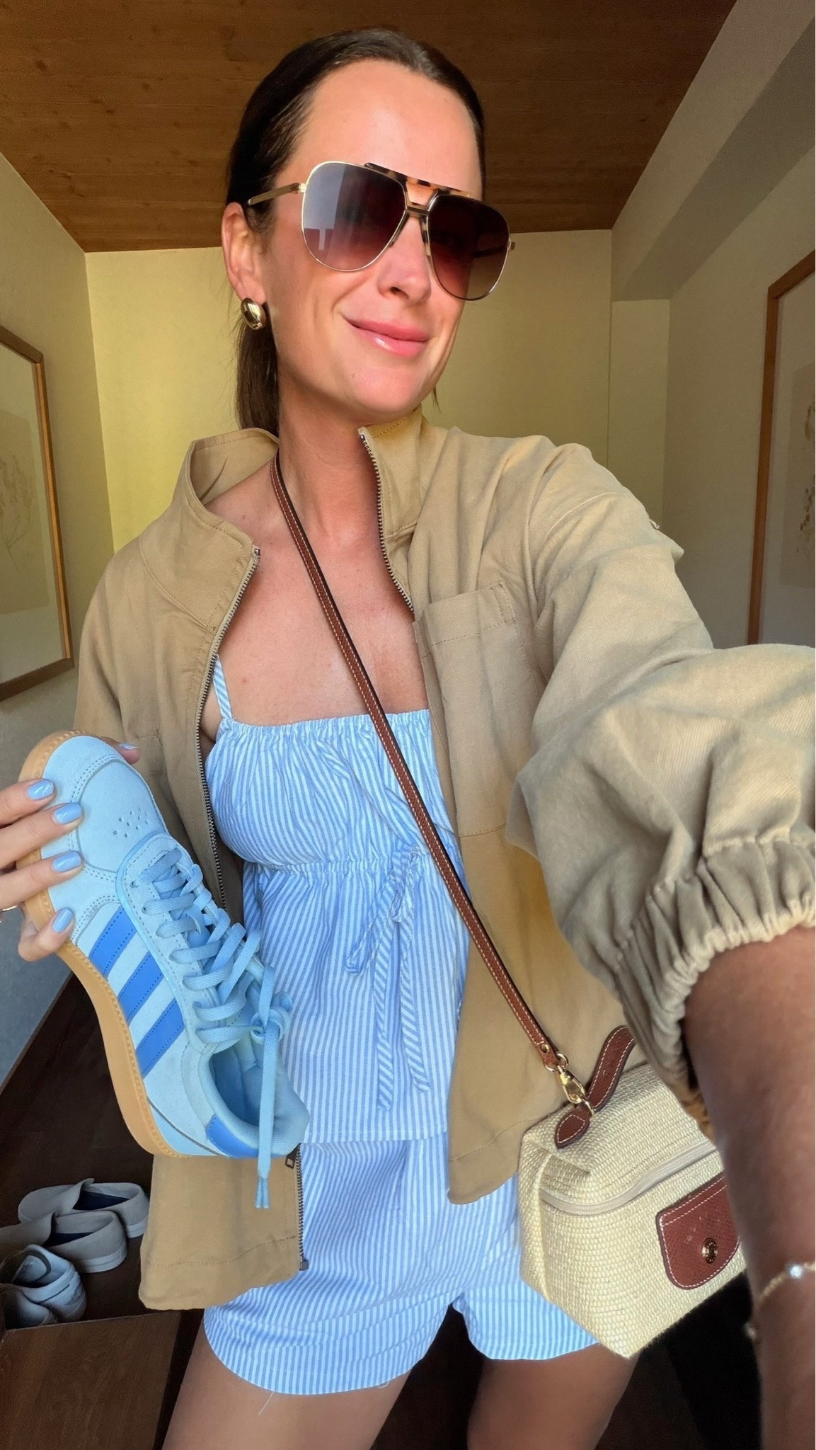 I love a cute set and this one is lightweight and perfect for summer! I added this khaki jacket that literally goes with everything for the cooler nights!

#LTKSaleAlert #LTKootd #LTKgrwm
