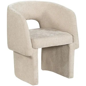 Pemberly Row Modern Beige Fabric Dining Chair / Accent Chair | Homesquare