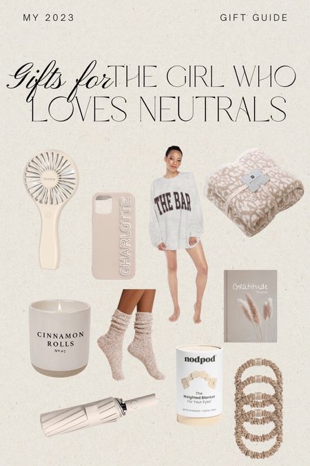 Gifts for the girl who loves NEUTRALS 🤍

Neutral home • gift guide • Christmas gifts • stocking stuffers • gratitude journal • beige

#LTKGiftGuide #LTKHoliday