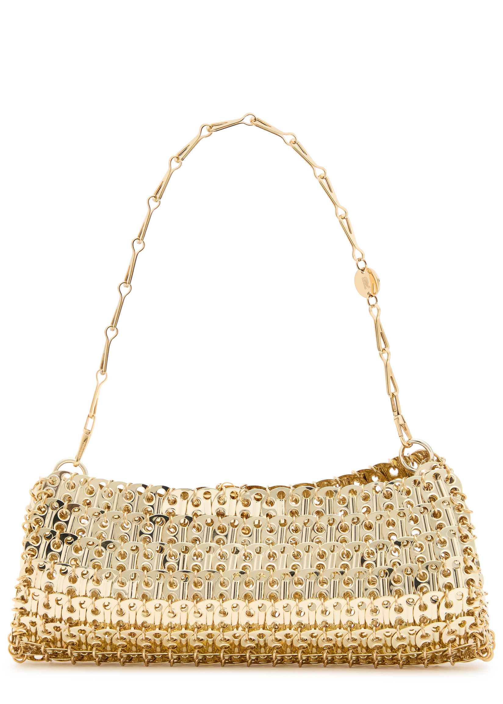 DISC EW SHOULDER BAG_67975_GOLD | Harvey Nichols