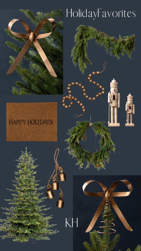 Loving these super realistic garlands and trees paired with these wood accents 

#LTKhome #LTKHoliday #LTKSeasonal