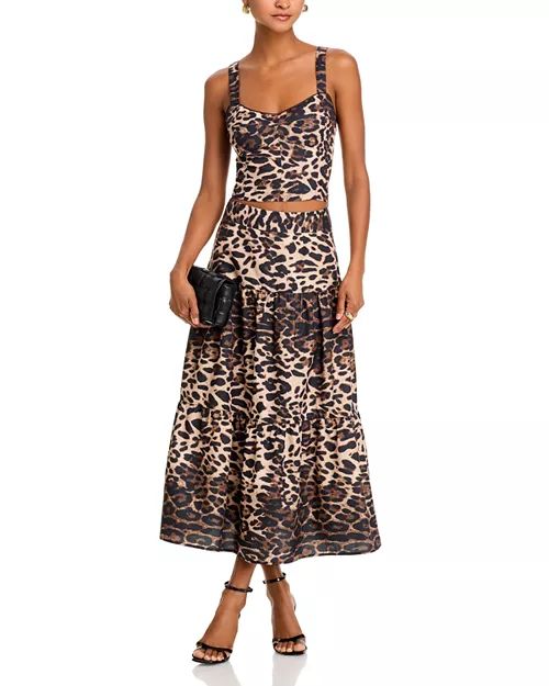 Animal Print Midi Skirt - Exclusive | Bloomingdale's (US)