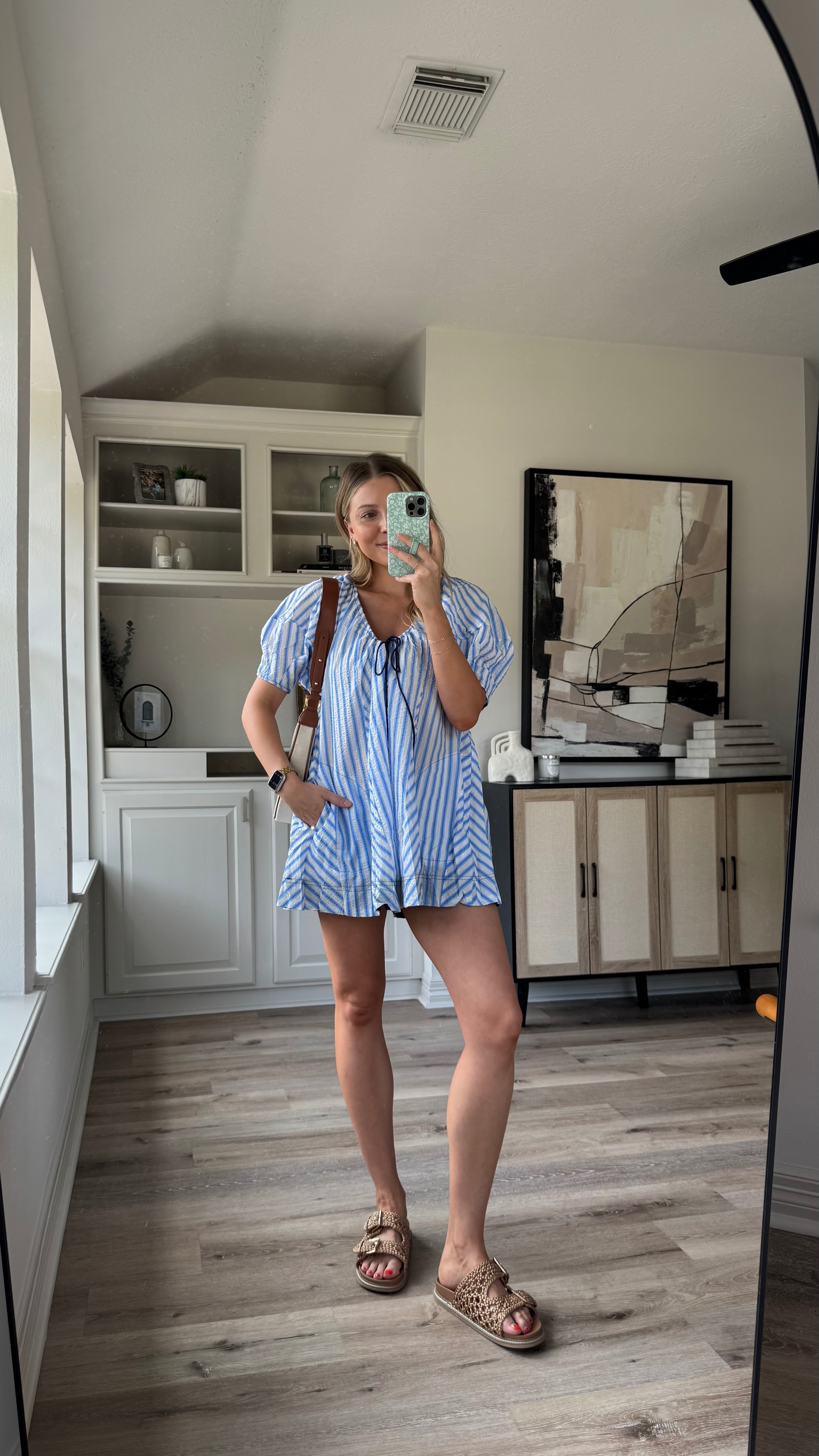 Cute nursing friendly romper for summer! Wearing size small  #LTKSummerEdit

#LTKFindsUnder50 #LTKFindsUnder100