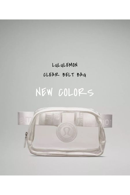 lululemon clear belt bag
sports bag, concert belt bag 

#LTKtravel #LTKfindsunder50 #LTKitbag