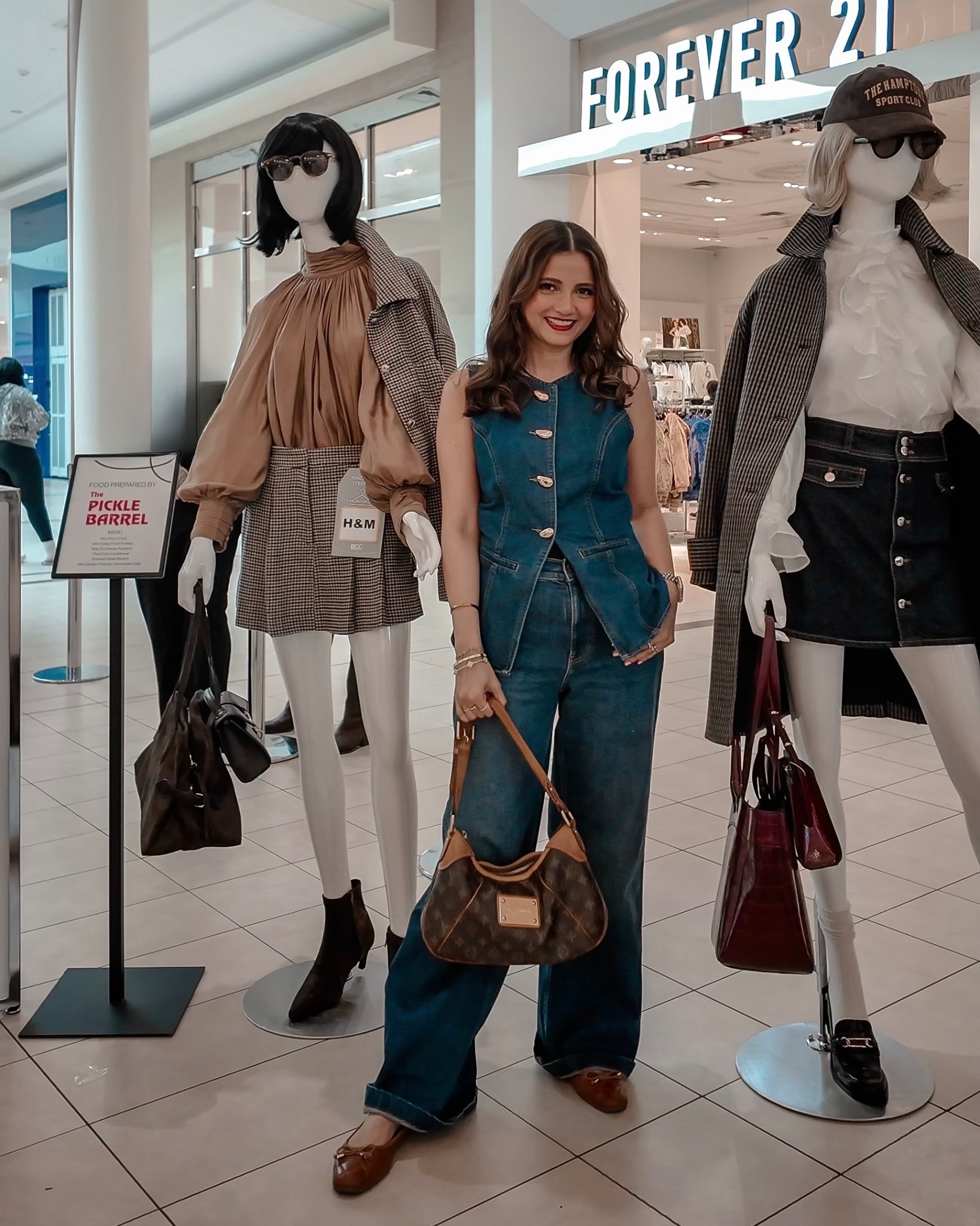 Denim vest and jeans look, Louis Vuitton Thames PM bag

#LTKstyletip #LTKcanada #LTKworkwear