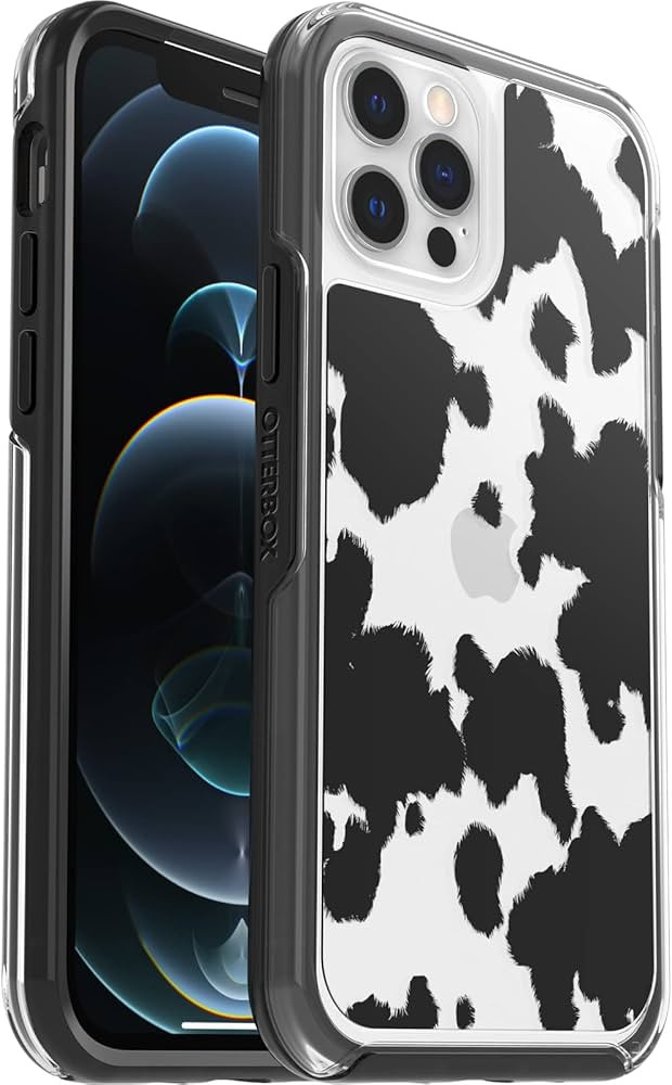 OtterBox SYMMETRY CLEAR SERIES Case for iPhone 12 & iPhone 12 Pro - COW PRINT | Amazon (US)