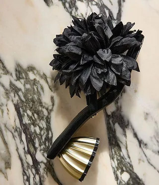 Cecelia New York Dahlia Flower Ornament Banded Slide Sandals | Dillard's | Dillard's
