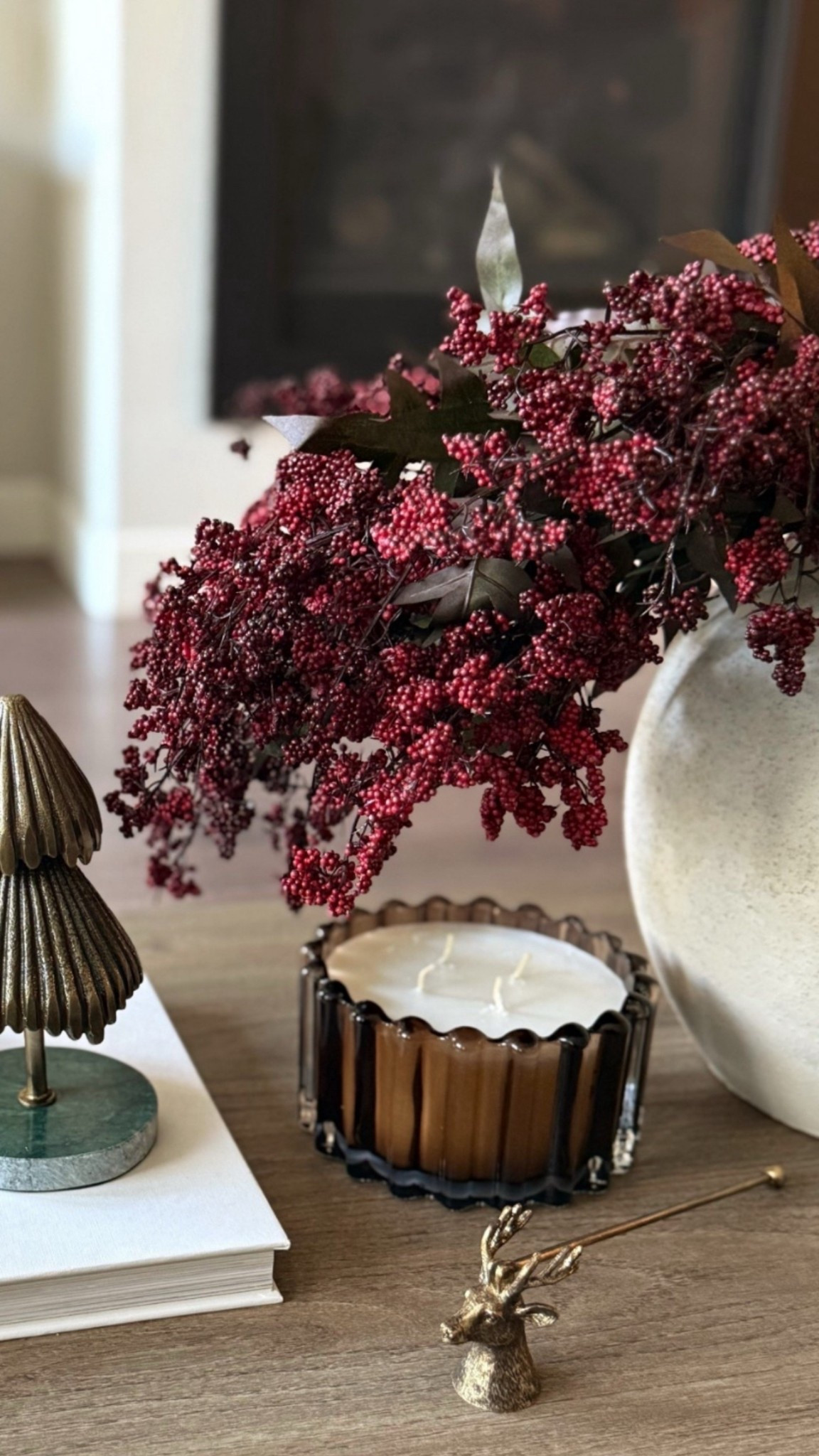 Burgundy nandina berry stems | afloral 

#LTKHoliday #LTKHome #LTKSeasonal